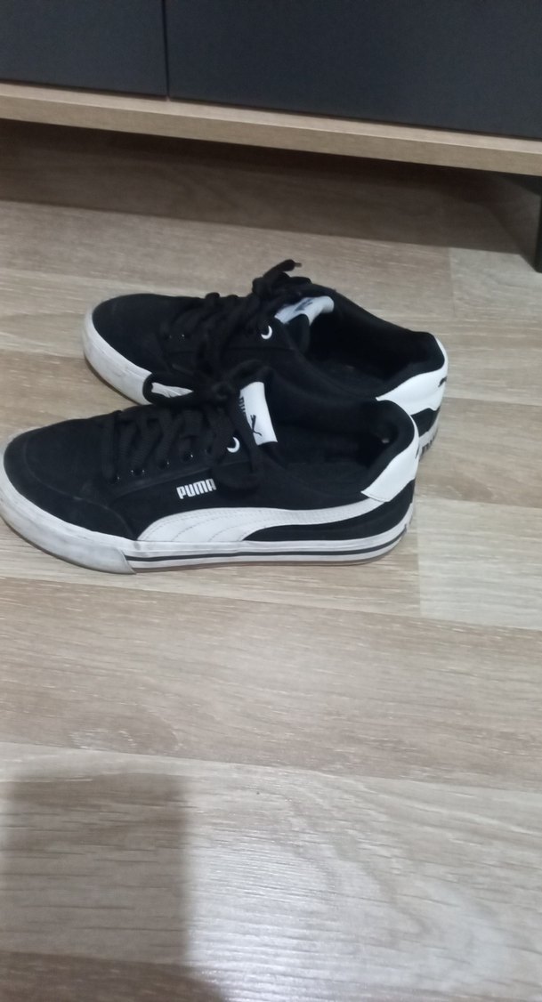 Siyah Puma erkek Spor Ayakkabı - Görsel 3