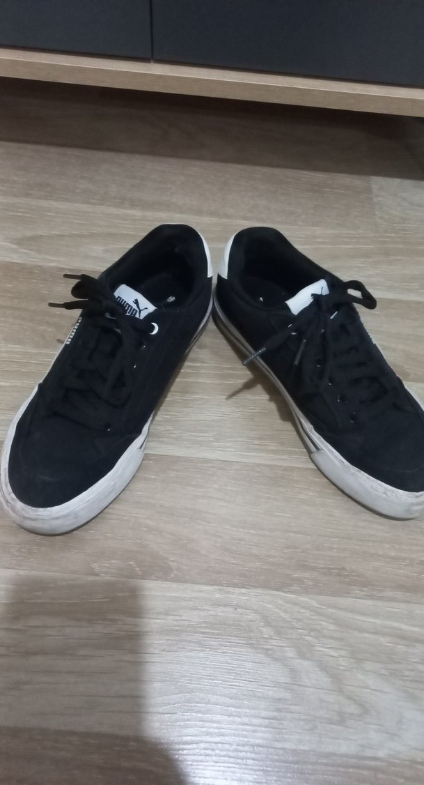 Siyah Puma erkek Spor Ayakkabı - Görsel 2