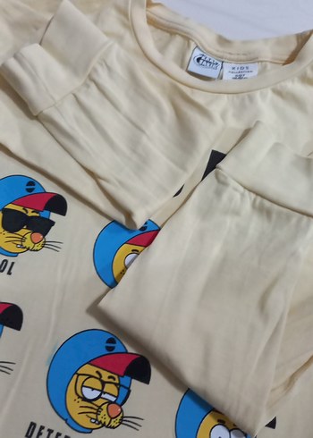 Renkli Baskılı uzun kollu tişört - Görsel 4