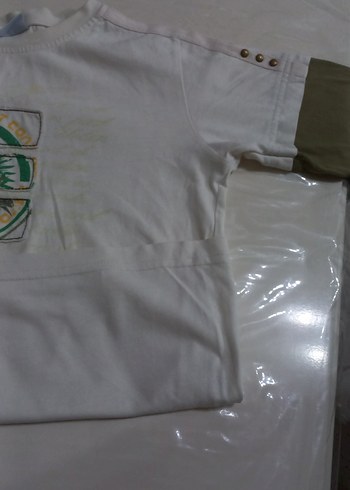 Baskılı Beyaz Erkek Çocuk uzun Kollu Tişört - Görsel 3