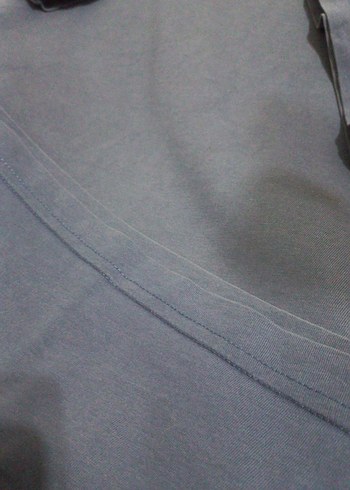 Mavi Erkek Salaş Tişört - Görsel 5