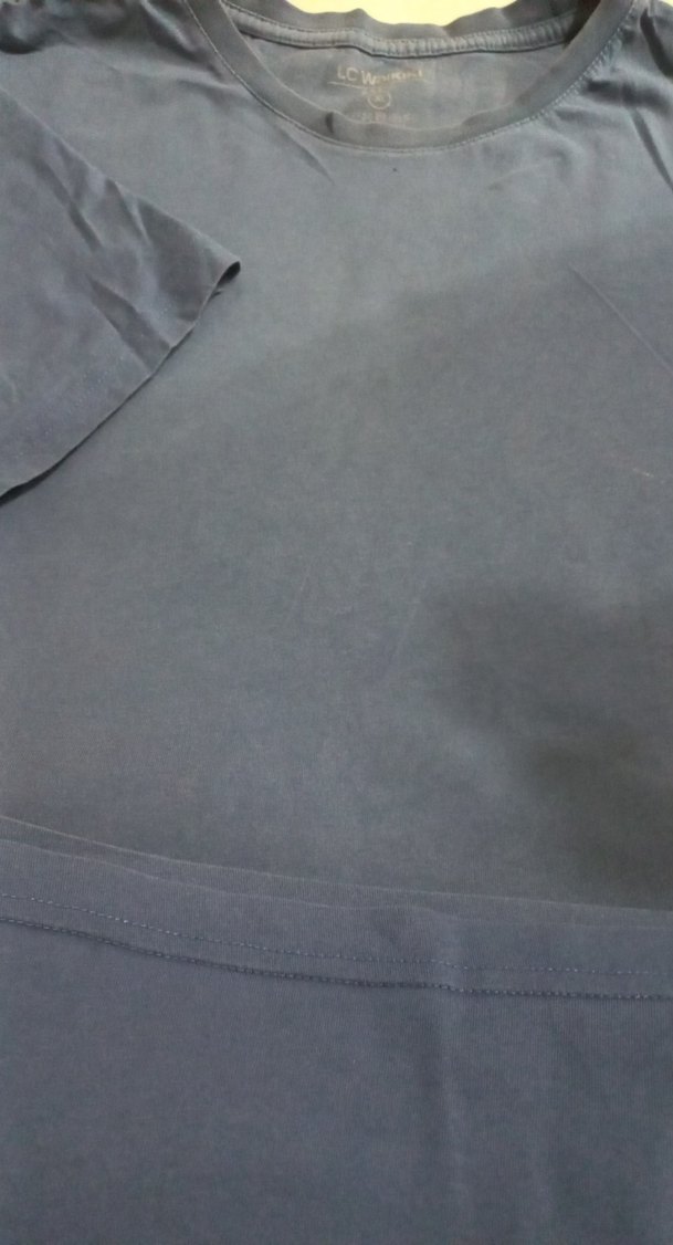 Mavi Erkek Salaş Tişört - Görsel 2