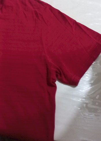 Bordo Erkek Salaş tişört - Görsel 3