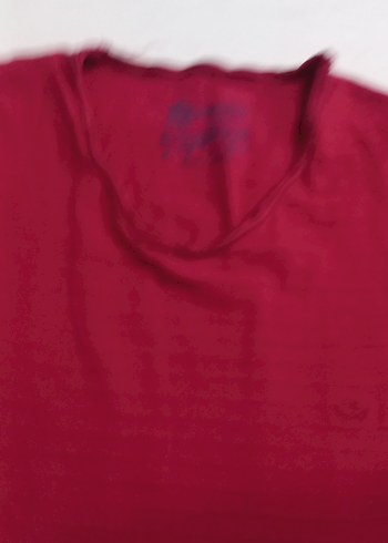 Bordo Erkek Salaş tişört - Görsel 2