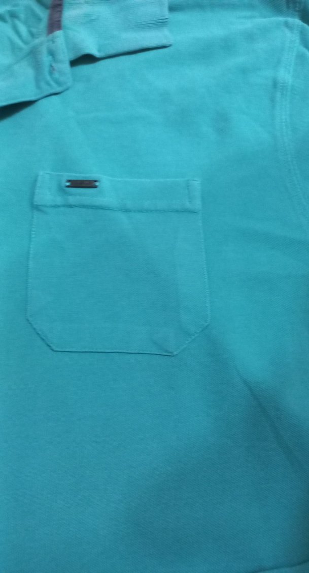 Turkuaz Erkek Polo Yaka Tişört - Görsel 2