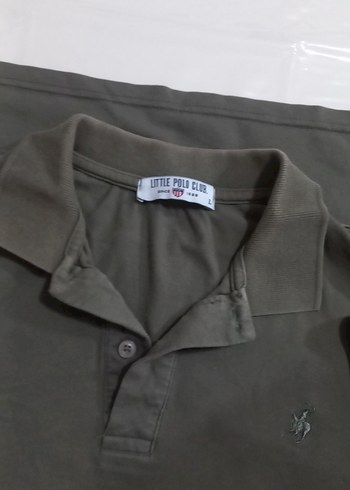 Haki yeşili Erkek Uzun Kollu Polo Tişört - Görsel 4