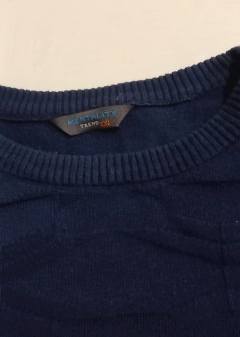 Lacivert Erkek Triko kazak - Görsel 5