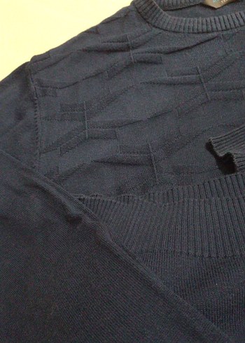 Lacivert Erkek Triko kazak - Görsel 4