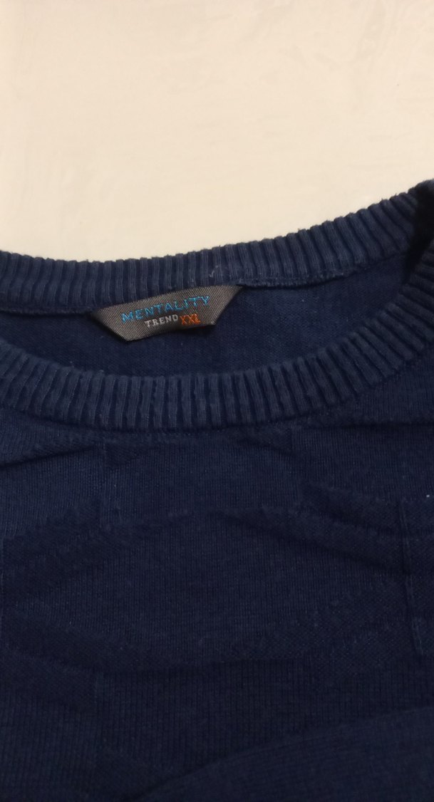 Lacivert Erkek Triko kazak - Görsel 5