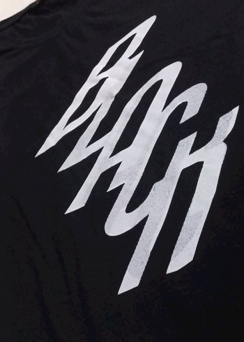 Siyah Erkek Streetwear Baskılı Tişört - Görsel 3