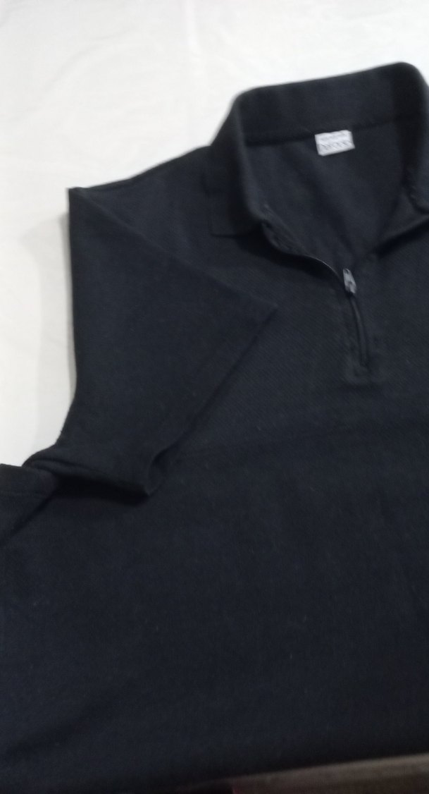 Siyah Fermuarlı Erkek Polo Tişört - Görsel 2