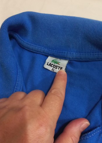 Lacoste Mavi Erkek Polo Yaka Tişört - Görsel 3