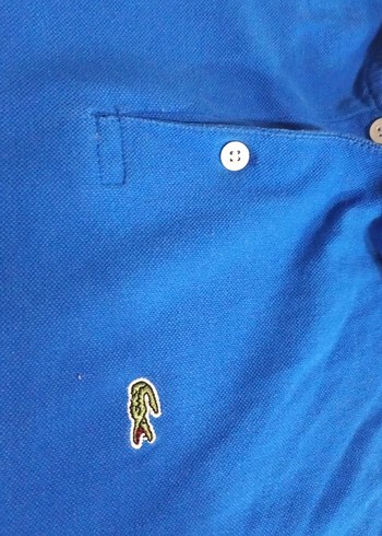Lacoste Mavi Erkek Polo Yaka Tişört - Görsel 4