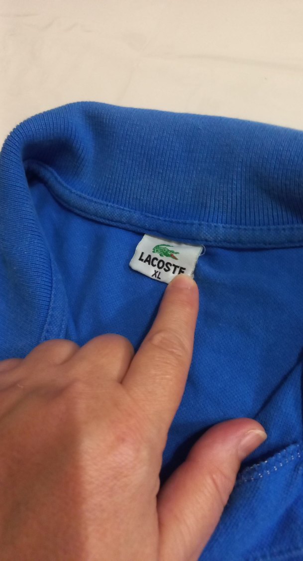 Lacoste Mavi Erkek Polo Yaka Tişört - Görsel 3