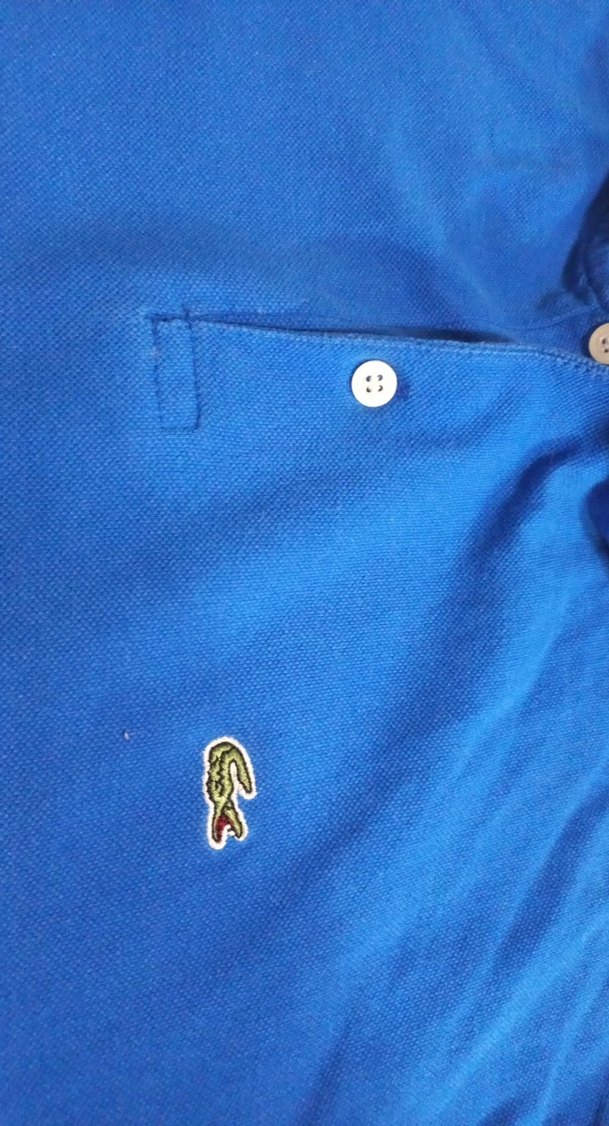 Lacoste Mavi Erkek Polo Yaka Tişört - Görsel 4