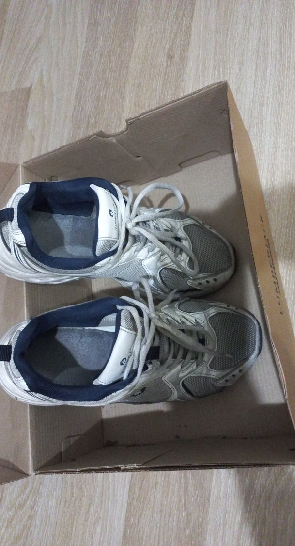 Beyaz Spor Ayakkabı Velcro Bantlı - Görsel 5