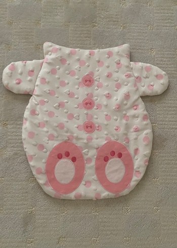 Pembe Nakışlı Bebek Alt Açma Minderi - Görsel 2