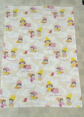 Çocuklar için Pastel Renkli Desenli Nevresim Takımı - Görsel 9