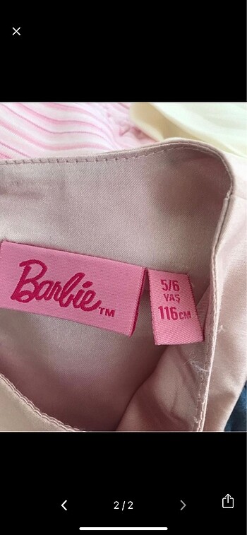 5 Yaş Beden Barbie elbise