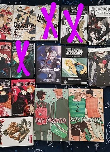 Berserk, Heartstopper, Bungou Stray Dogs, Seraph of the End