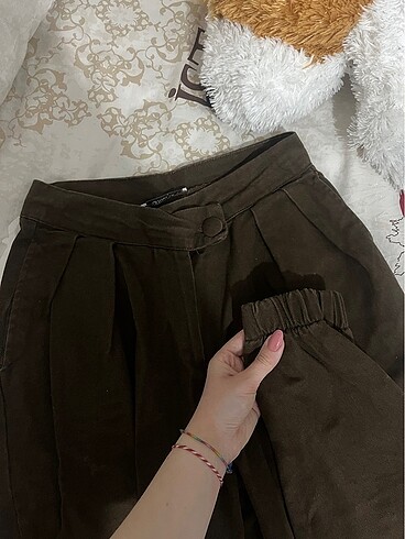 vintage koyu kahve pantolon