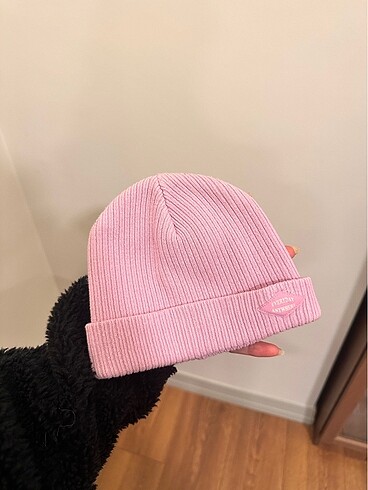 Zara kız çocuk pembe lila bere
