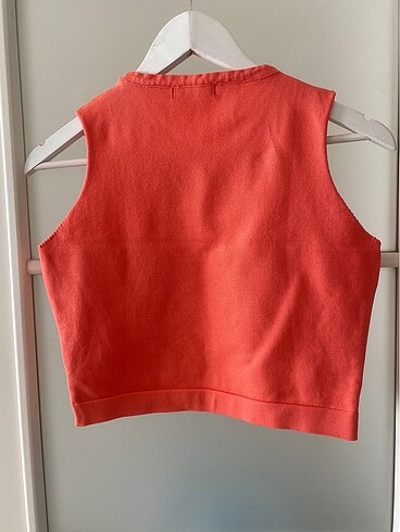 36 Beden kırmızı Renk Trendyol Crop Top
