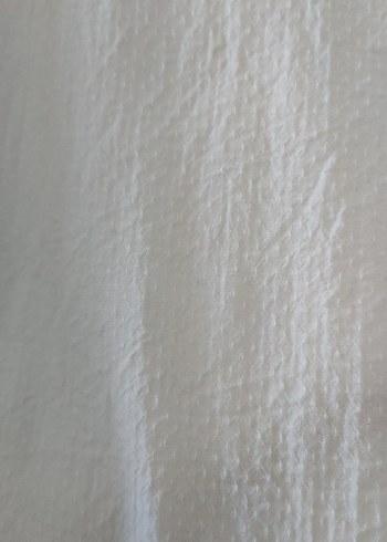 Düğmeli V Yakalı Beyaz İnce Kadın Gömlek - Görsel 5