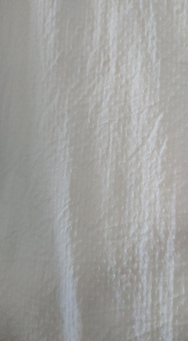 Düğmeli V Yakalı Beyaz İnce Kadın Gömlek - Görsel 5