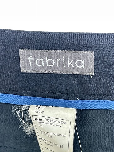36 Beden lacivert Renk Fabrika Kumaş Pantolon %70 İndirimli.