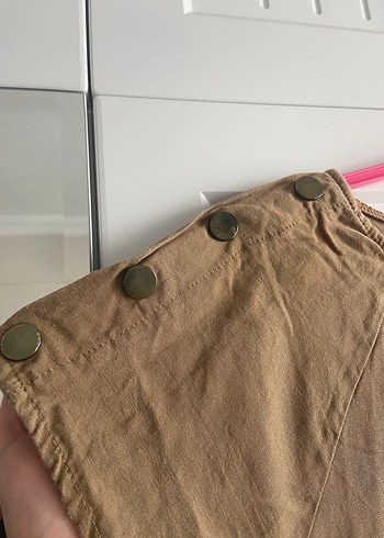 xs Beden camel Renk Keten Elbise