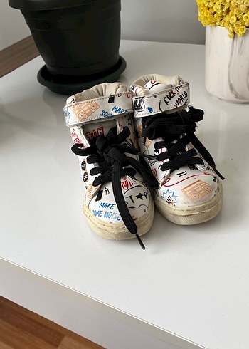 Beyaz Renkli Kız Çocuk Spor Ayakkabı - Görsel 2