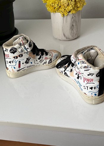 Beyaz Renkli Kız Çocuk Spor Ayakkabı - Görsel 4