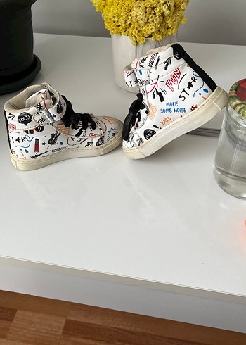 Beyaz Renkli Kız Çocuk Spor Ayakkabı - Görsel 5