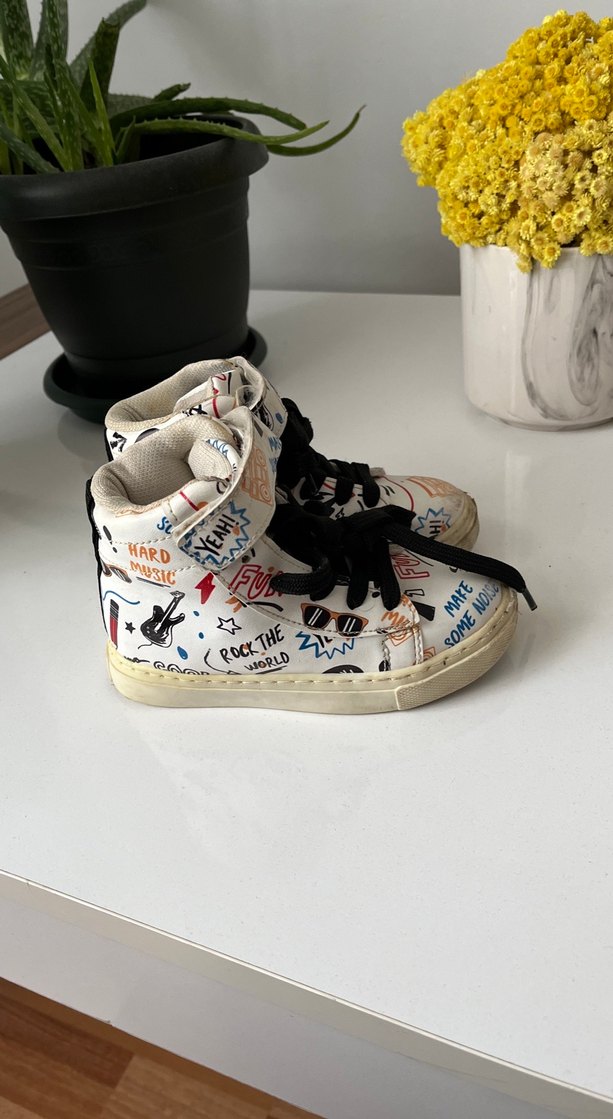 Beyaz Renkli Kız Çocuk Spor Ayakkabı - Görsel 3