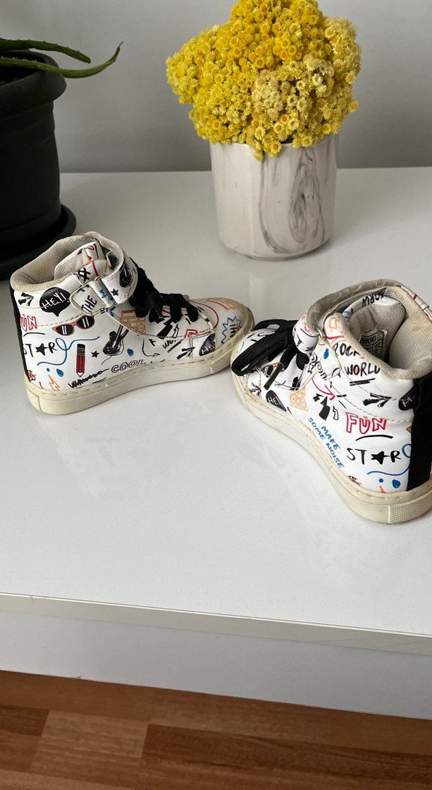 Beyaz Renkli Kız Çocuk Spor Ayakkabı - Görsel 4