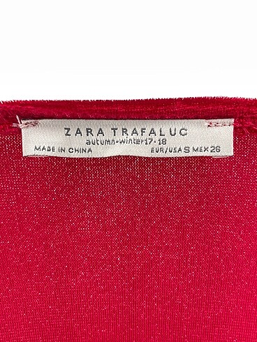 s Beden kırmızı Renk Zara Kısa Elbise %70 İndirimli.