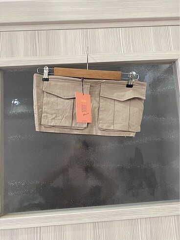 Etiketli sıfır QUZU marka straplez crop