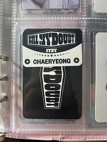  Itzy Chaeryoung boxing ticket