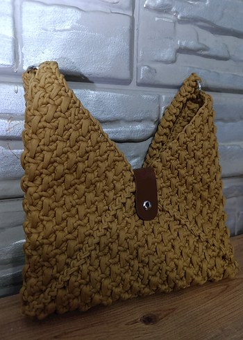 Örgü Bohem Kadın Çanta - Görsel 2