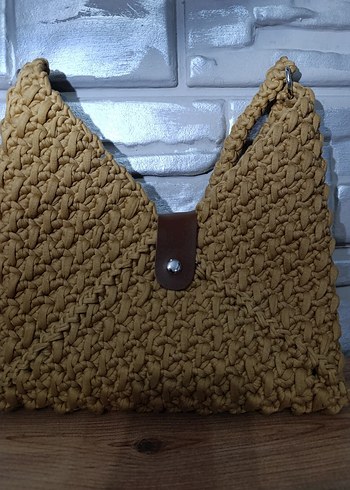 Örgü Bohem Kadın Çanta - Görsel 3