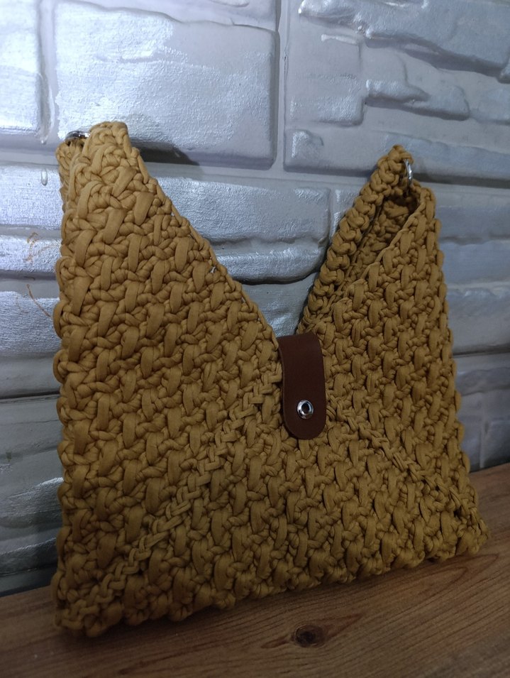 Örgü Bohem Kadın Çanta - Görsel 2