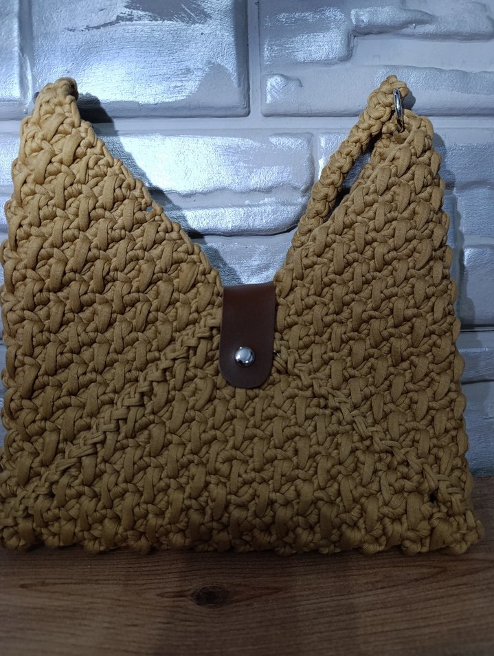 Örgü Bohem Kadın Çanta - Görsel 3