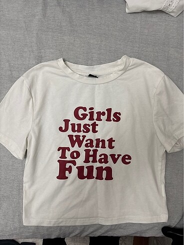 shein baskılı baby tee crop tişört