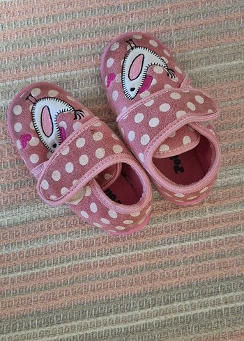 Kız Çocuk Pembe ev ayakkabısı - Görsel 2