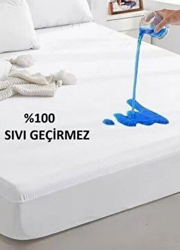 Çift Kişilik Fitted Sıvı Geçirmez Yatak Alezi