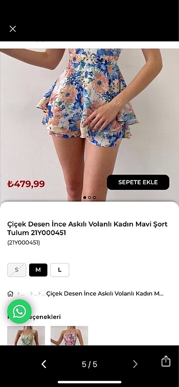 m Beden mavi Renk Şort elbise