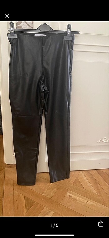 #zara yüksek bel suni deri tayt