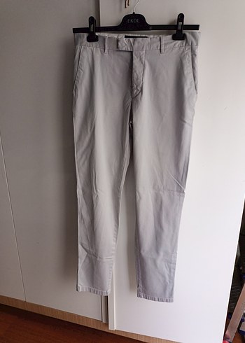 Lufian slim fit açık gri Erkek Pantolon 46