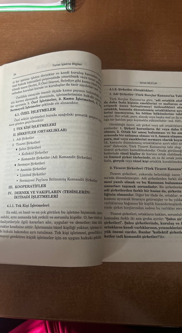 Temel İşletme Bilgileri - Prof. Dr. İsmet Mucuk - Görsel 3